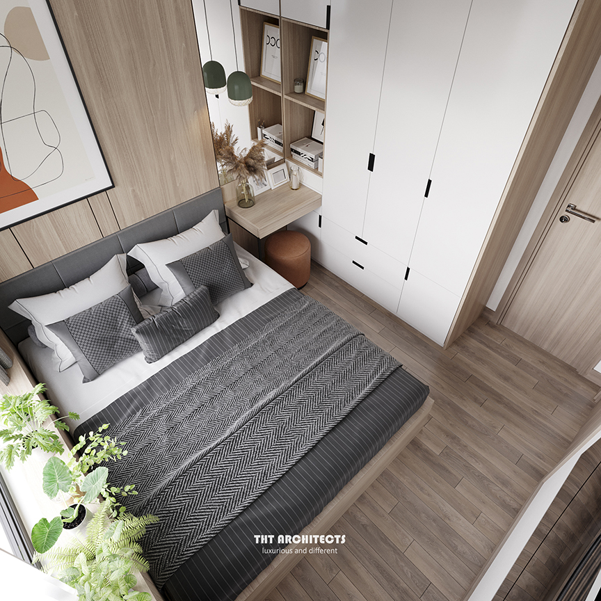 tht architects - Chung cư Lavita Charm - phòng ngủ master 01